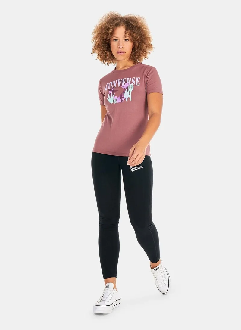 CONVERSE  Women's ​Star Chevron Desert Mountain T-Shirt for Women | Best Price UAE