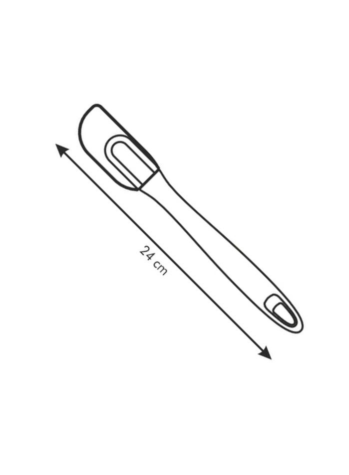 Tescoma Small Silicone Spatula Presto, Multi-Colour, 24cm |Cooking Baking Utensils Silicone Spatula Mixing Food Spatulas Heat-Resistant Spatula Kitchen Utensils - Image 2