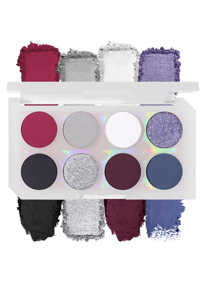 Ucanbe - UCANBE Smokey Eyeshadow Palette, 8 Colors Black White Red Burgundy Gray Shimmer Matte Glitter Makeup Pallet, Dark Shades High Pigmented Travel Size Sombras De Ojos Eyes Shadow Kit - Image 1