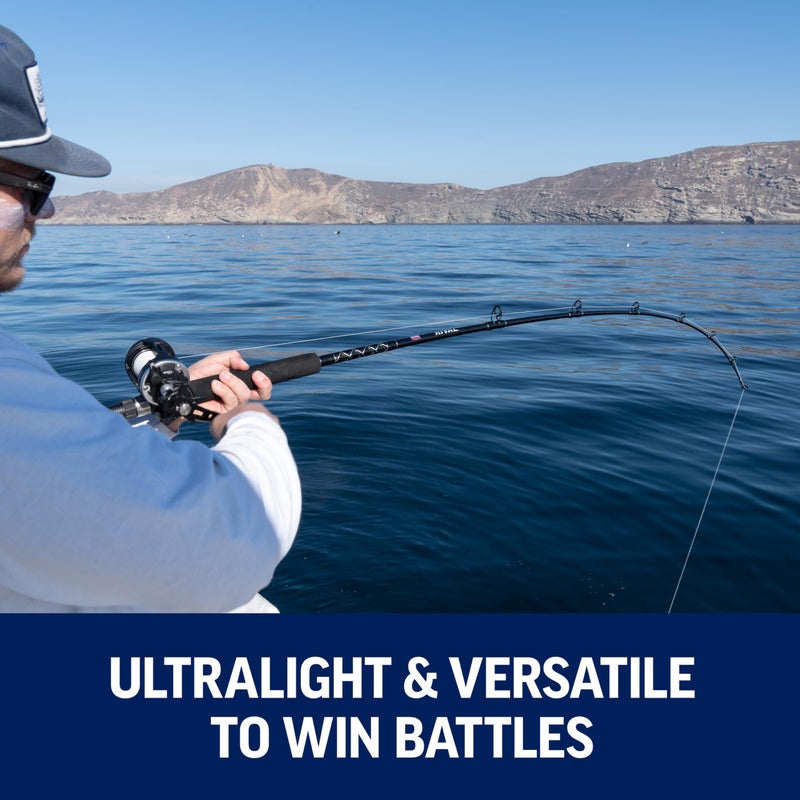 PENN 6â€™6â€ Rival Level Wind Fishing Rod and Reel Conventional Combo, 6â€™6â€, 1 Tubular Fiberglass Fishing Rod with 2 Reel, Durable, Break Resistant and Lightweight - Image 4