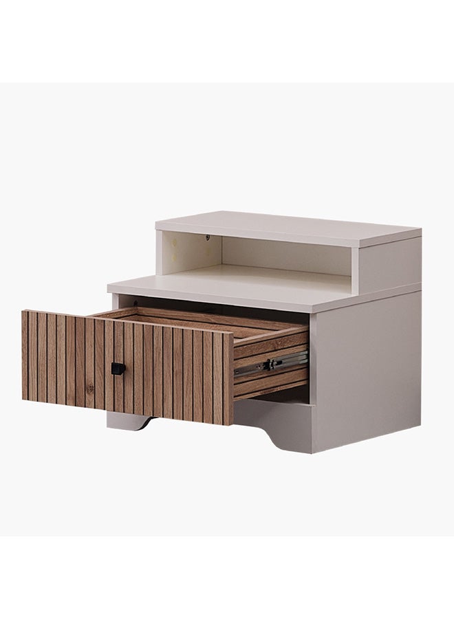 Home Box Polo 1-Drawer Nightstand with Shelf 43 x 43.2 x 54.2 cm  - Image 3