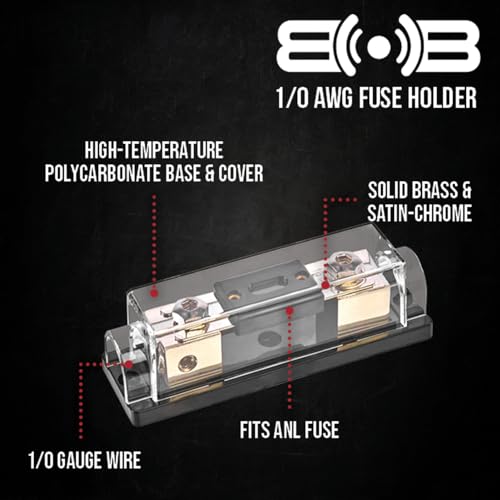 Belva True 1/0 Gauge AWG Premium CCA Complete Amplifier Wiring Kit with OFC 2-Channel RCA Cable - BAK02 RED - Image 4
