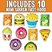 Playbees Mini Squish Fast Food Toys 10 Pack Assorted Designs SlowRise Stress Relief Toys for Kids Mini Fidget Toys for Sensory Play Party Favors Junk Food Goodie Bag Fillers for Boys Girls - Image 2