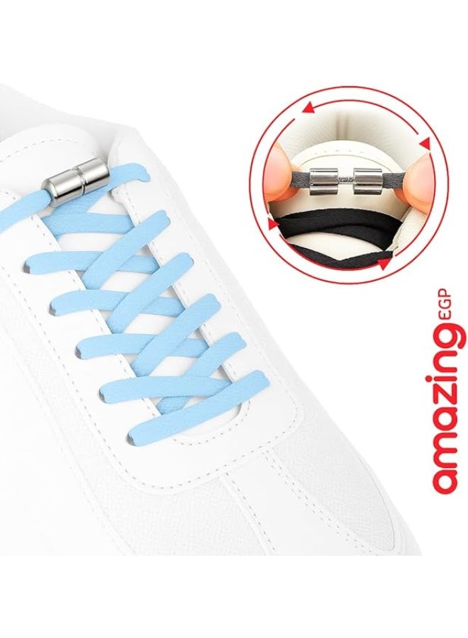 أمازينج. إي جي بي ربطة حذاء مرنة بدون ربط ونظام قفل مغناطيسي، مقاس واحد يناسب الجميع - Image 3