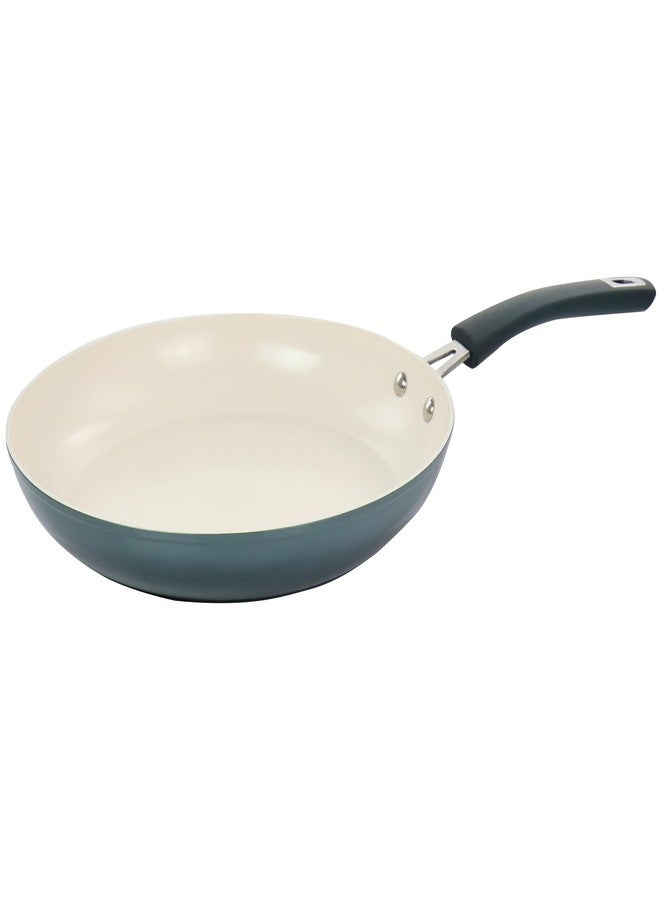 Oster Corbett 12" Gradient Grey Forged Aluminum Skillet With Ceramic Non-stick - Induction Base - Soft Touch Bakelite Handle - Image 1