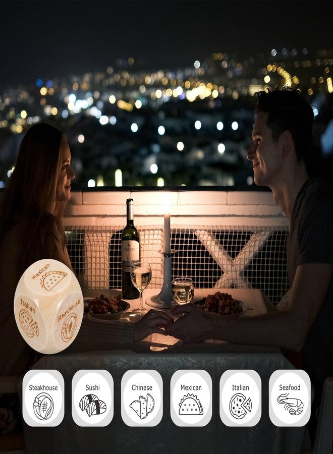 Vanlovemac هدايا صغيرة للرجال والنساء والبالغين، نرد تبادل هدايا سانتا، نرد قرار الطعام، هدايا الفيل الأبيض، هدايا الذكرى السنوية وأعياد الميلاد للرجال والنساء، ألعاب حفلات عيد الميلاد والهدايا الصغيرة - Image 2