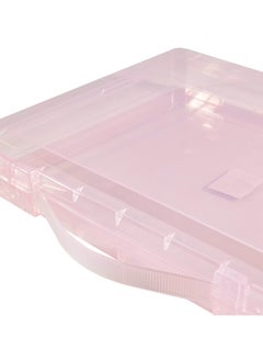 Deli E5702 File Box - A4, Blue/Red  - Image 2