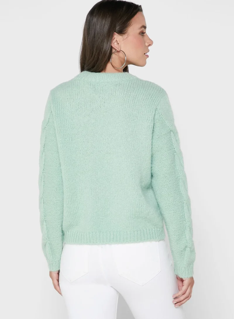 VERO MODA Cable Knit Sweater