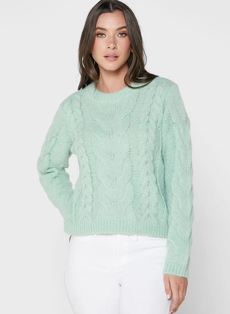VERO MODA Cable Knit Sweater