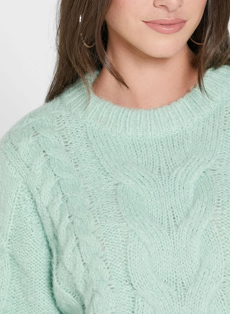 VERO MODA Cable Knit Sweater