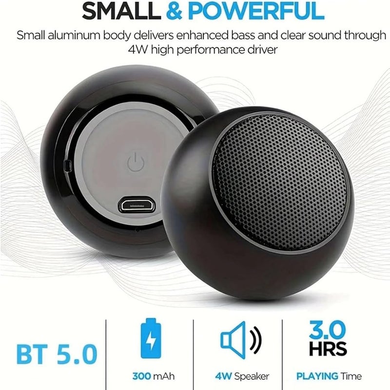 M3 Mini Wireless Bluetooth Speaker Portable Outdoor Heavy Bass with Card Slot - Image 5