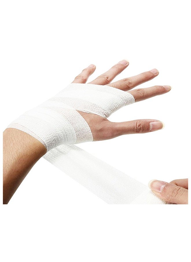 EHOME - Yards Self Adhesive Bandage Wrap, Elastic Self Breathable Self Adherent Wrap , Athletic Cohesive Bandage for First Aid, Sports Injury & Protection, 10 Pack - Image 1