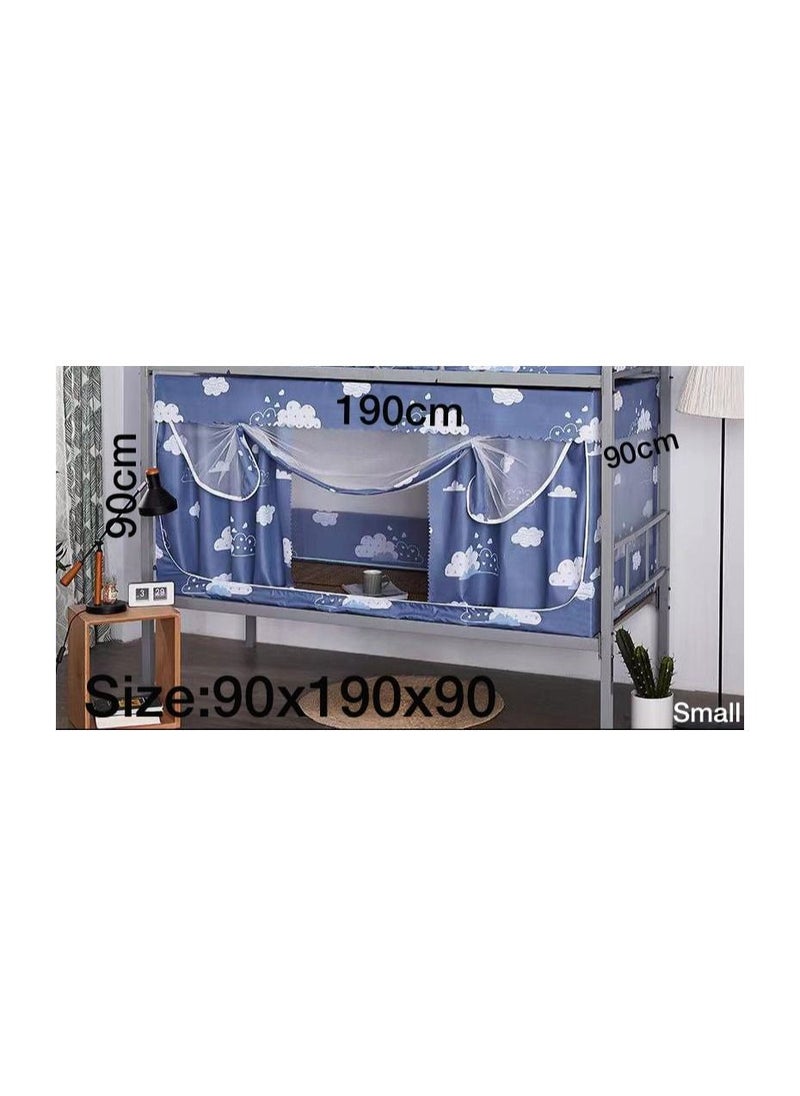 Generic - My Privacy Bed Tent Single Bed Tent Curtain Shading Cloth Bed Canopy Mosquito Net - Image 1