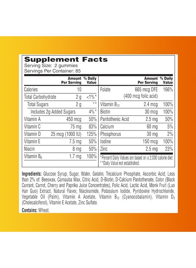 Women Multivitamin Gummies, Multivitamin For Women with Vitamin A, C, D, E and Zinc for Immune Health Support*, Calcium And more, 170 count - pzsku/ZBB90B2F2B6C5E5341051Z/45/_/1738060726/5953ff29-7837-4144-a53c-e0f7af4ef23f