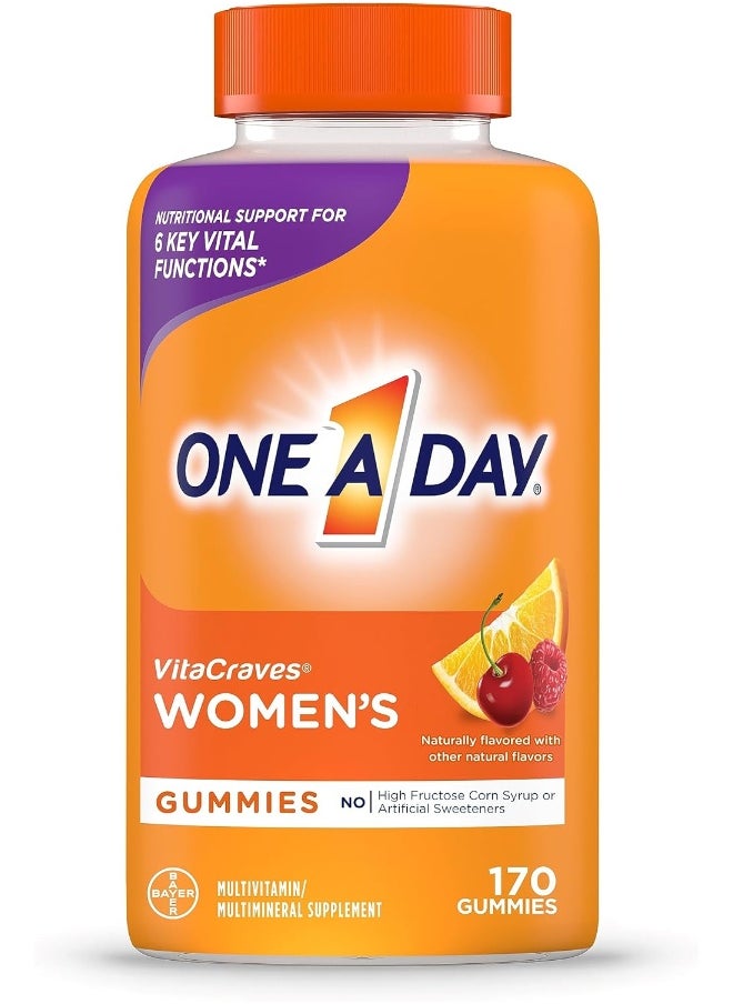 Women Multivitamin Gummies, Multivitamin For Women with Vitamin A, C, D, E and Zinc for Immune Health Support*, Calcium And more, 170 count - pzsku/ZBB90B2F2B6C5E5341051Z/45/_/1738060810/63e7601c-b305-40ce-af1a-cc93e4832dac