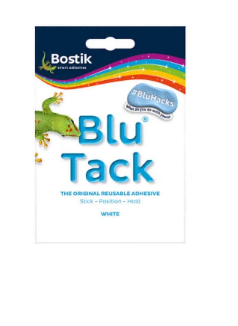 Bostik Bostik Blu Tack, Multipurpose Reusable Adhesive, Clean, Safe & Easy to Use, Non-Toxic, Handy Size 45g (Pack of 12)  - Image 1