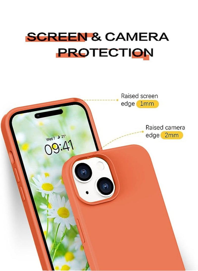 iPhone 15 Mobile Case Cover with Soft Liquid Silicone Protection Anti-Scratch Shockproof Accessories Slim Protective Back Cover with Comfortable Hold Touch Feeling and Anti-fingerprint - Image 2