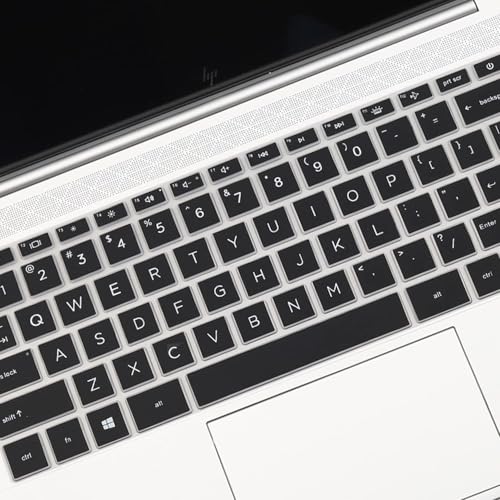 Oaky Keyboard Cover Compatible with HP Pavilion x360 14 & HP Laptop 14 14t 14m-dw/dy...Series & HP 14-dv/dw/ek ...Series Hp Laptops Keyboard Protector Skin - Silicone Black - Image 4