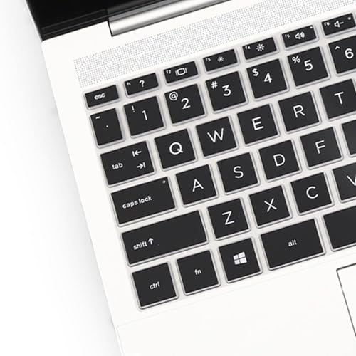 Oaky Keyboard Cover Compatible with HP Pavilion x360 14 & HP Laptop 14 14t 14m-dw/dy...Series & HP 14-dv/dw/ek ...Series Hp Laptops Keyboard Protector Skin - Silicone Black - Image 3