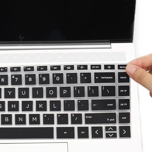 Oaky Keyboard Cover Compatible with HP Pavilion x360 14 & HP Laptop 14 14t 14m-dw/dy...Series & HP 14-dv/dw/ek ...Series Hp Laptops Keyboard Protector Skin - Silicone Black - Image 5