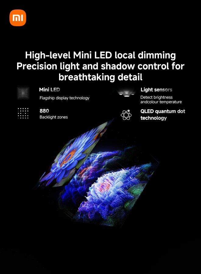 Xiaomi TV S Mini LED 98" 2026, QLED Mini LED, Smart TV with Dolby Vision + Dolby Atmos, 144Hz with 288Hz Game Boost Mode, 4K UHD, HDR10+, MEMC, Google TV, Airplay 2, Google L98MC-SME Black - Image 5