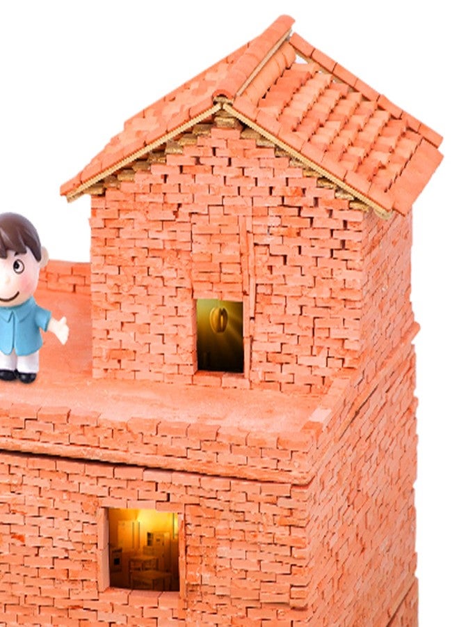 Yardwe 80pcs Miniature Roof Tiles, 1:16 Scale Pottery Clay Roof Tiles, DIY Mini House Props for Dollhouse, Garden, Diorama, and Model Building - Image 5