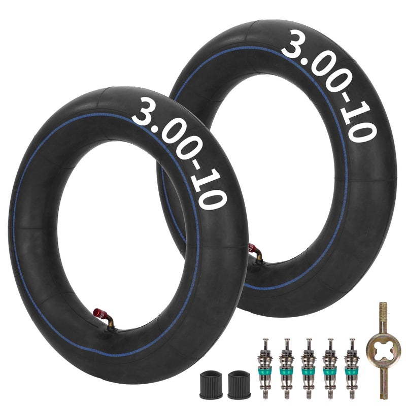 RUTU 27530010 30010 8010010 Inner Tube with TR87 Angled Copper Valve Stem for XR5070 CRF5070 CT70 EZ90 RSF650 KLX110 DRZ110 50125cc Dirt Pit Bike Scooter Moped 2 Pack