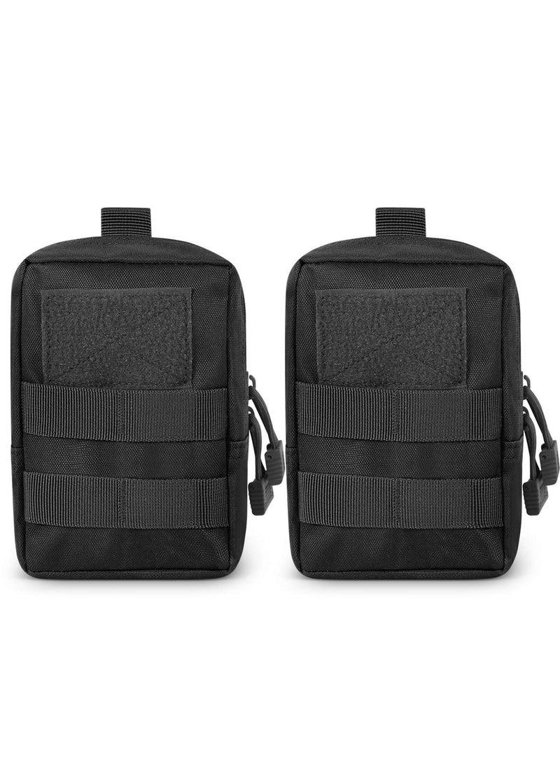CMGTYYD 2 PCS Portable Pouch, Small Compact Water Utility Gadget Outdoor Men Waist Bag with Phone Belt Clip Holder Holster for Outdoor Hunting, Camping, Hiking,Trekking  - Image 1