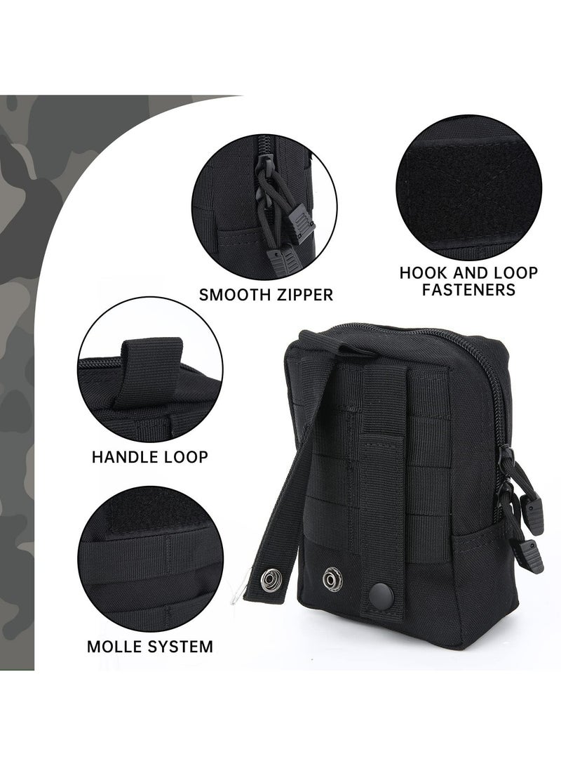 CMGTYYD 2 PCS Portable Pouch, Small Compact Water Utility Gadget Outdoor Men Waist Bag with Phone Belt Clip Holder Holster for Outdoor Hunting, Camping, Hiking,Trekking  - Image 3
