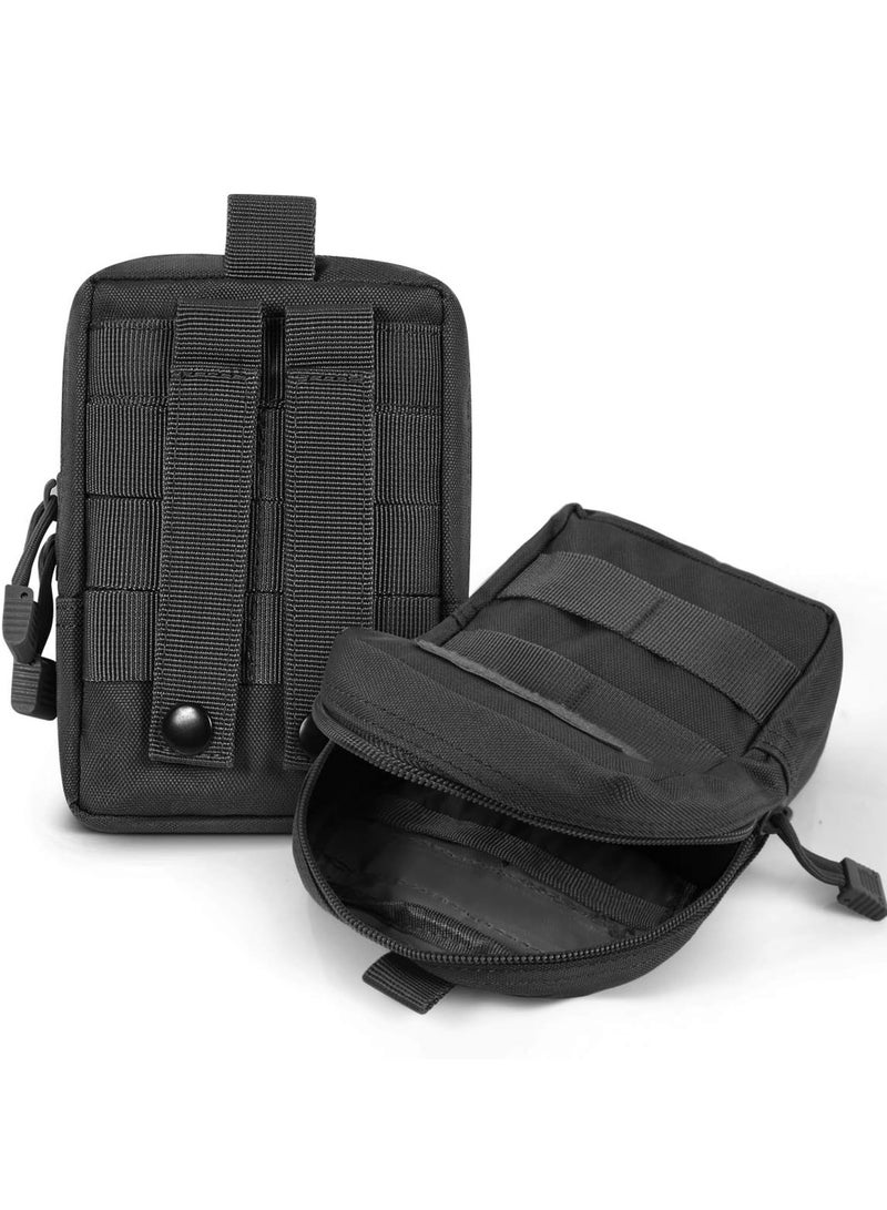 CMGTYYD 2 PCS Portable Pouch, Small Compact Water Utility Gadget Outdoor Men Waist Bag with Phone Belt Clip Holder Holster for Outdoor Hunting, Camping, Hiking,Trekking  - Image 4