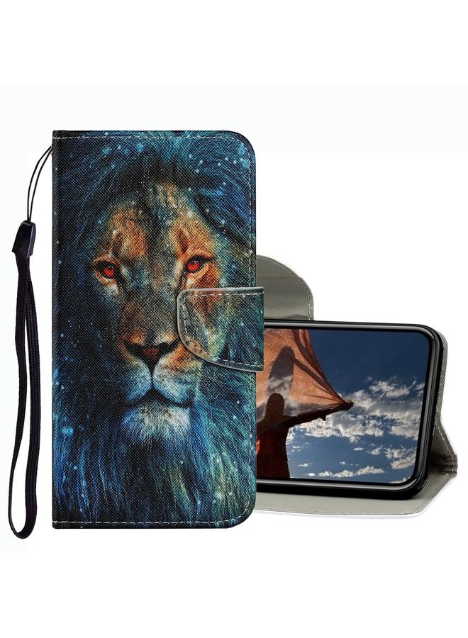 Zaboon Case For iPhone 13 Pro Coloured Drawing Pattern Leather Phone Case - Image 1