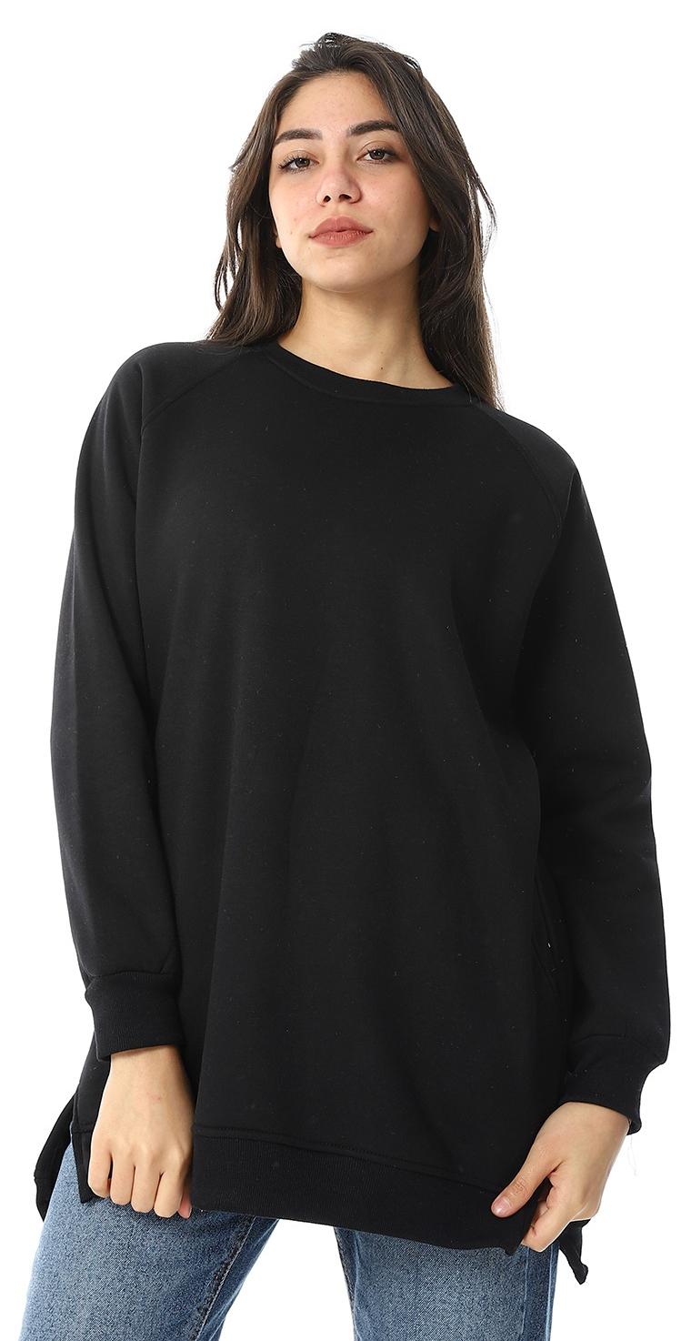 سيزار هود حريمي طويل مقفول مزود بجيوب من الجانبين - Image 1