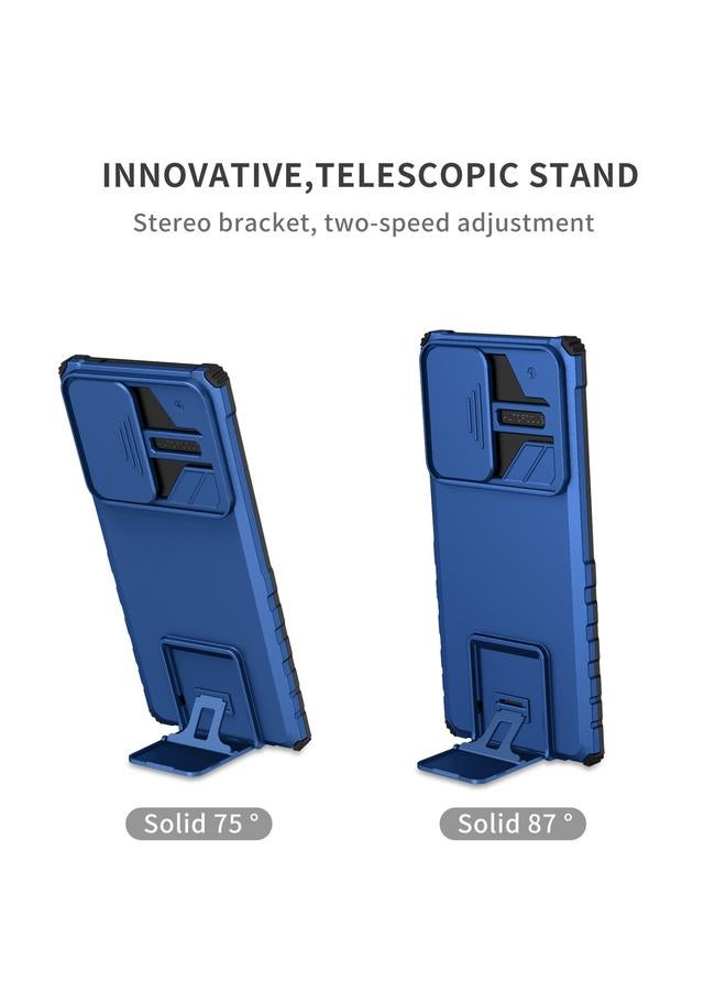 S-TOP Case For Samsung Galaxy Note20 Ultra Stereoscopic Holder Sliding Camshield Phone Case - Image 3