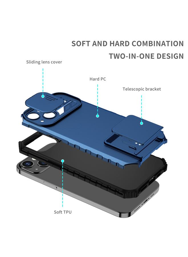 S-TOP Case For Samsung Galaxy Note20 Ultra Stereoscopic Holder Sliding Camshield Phone Case - Image 4