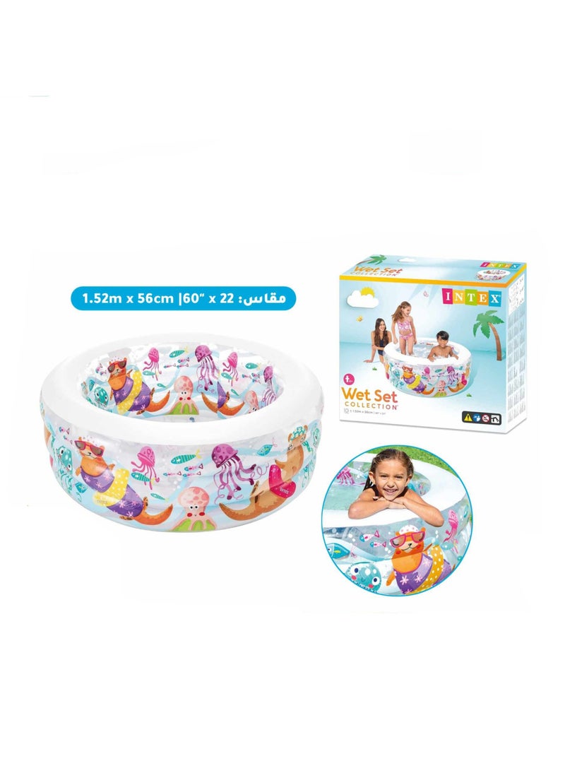 INTEX Portable Inflatable Compact Circular Swimming Pool