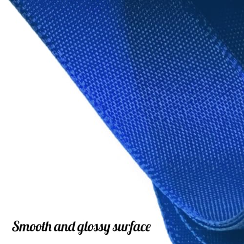 Flezoo 25 Yards Blue Satin Ribbon 1 1/2inch, Single Face Polyester Silk Fabric Hair String Ribbon for Craft, Flower Bouquets, Gift Wrapping, Wedding, Bow Making and Valentines Decoration - Image 3