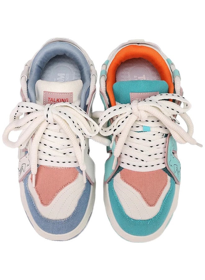 Talking Tom Men'S And Women'S Shoes Autumn And Winter New Sports Trendy All-Match Student Loafers Couple Sneakers Green Mandarin Ducks 43 - Image 1