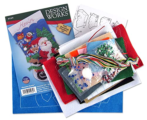 Tobin Scooter Santa Felt Stocking Kit - Image 3