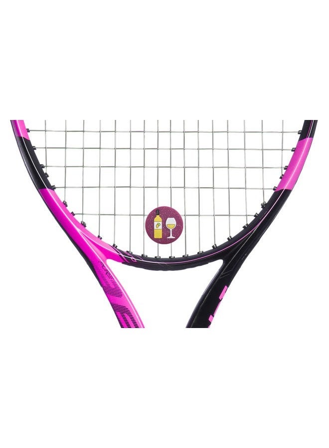 Racket Expressions Oversized Drink Themed Wine Tennis Racket Dampener Shock Absorber, Cute Tennis Dampeners for Rackets - 2 Sided Red and White Wine Vibration Dampeners - Fits All Racquets, Easy to Install - 2 Pack - Image 2