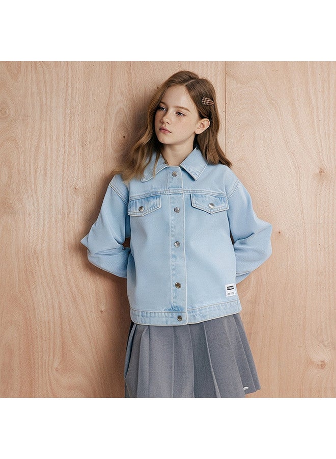 DEESHA Girls' 25 Autumn Mid-older Kids' New Season Casual Jacket - Image 3