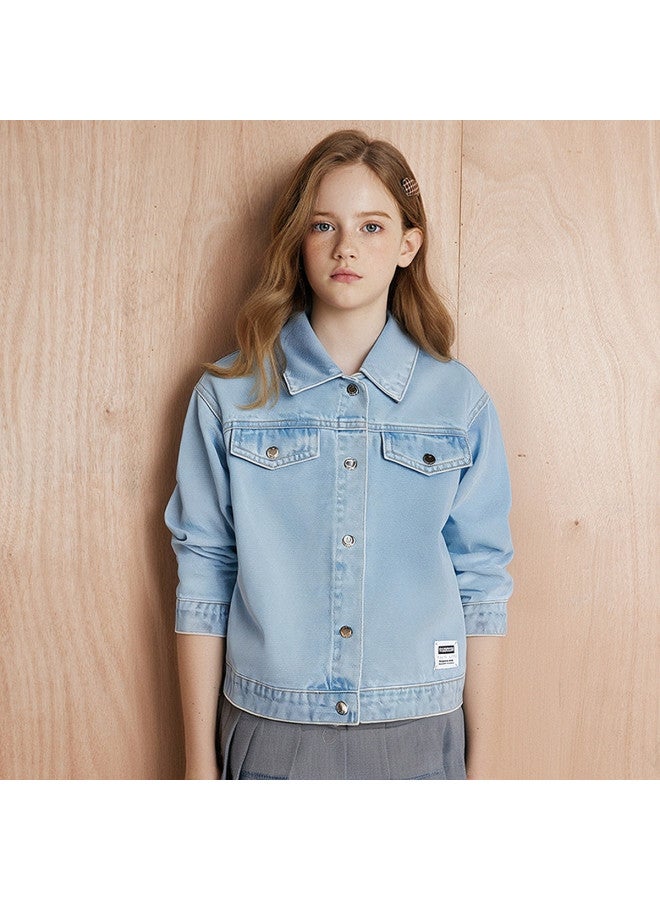 DEESHA Girls' 25 Autumn Mid-older Kids' New Season Casual Jacket - Image 2