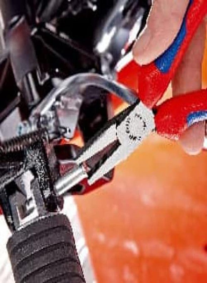 Knipex Flat Nose Pliers black atramentized, plastic coated 125 mm 20 01 125 - Image 5