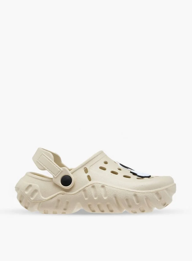 Disney Boys Mickey Mouse Applique Clogs with Backstrap