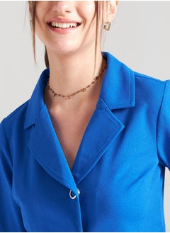 Athena Lapel Collar Crop Top & Trousers Co-Ords  - Image 4