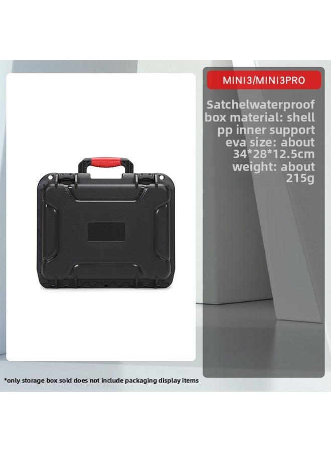 Suitable For DJI MINI3/3PRO/mini 4 Pro Cosmetics Bag Storage Box Suitcase WaterPROof Box-Color:MINI 3/mini 3 PRO Waterproof Storage Box (see The Correct Model)-Size:About 34*28*12.5cm  - Image 1