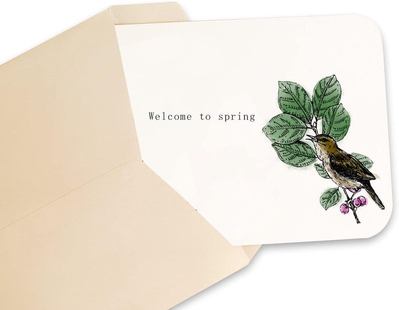 Hying 3 PCS Birds Trees Clear Stamps for Card Making and Photo Album Decorations, Tree Leaves Rubber Stamps Birds Background Clear Stamp Seal for DIY Scrapbooking - Image 5