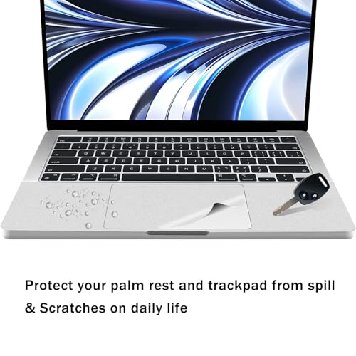 TELTREK 3 Pc's TrackPad (TouchPad) & PalmRest Clear TPU Skin Protector Compatible With MacBook Air 15 inch (MacBook Air 15.3 Inch M2/ M3/M4 (2023-2025) Models : A2941, A3114, A3241 - Image 5
