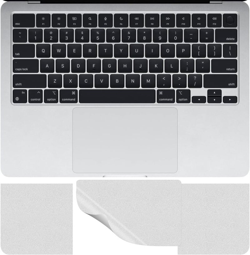 TELTREK 3 Pc's TrackPad (TouchPad) & PalmRest Clear TPU Skin Protector Compatible With MacBook Air 15 inch (MacBook Air 15.3 Inch M2/ M3/M4 (2023-2025) Models : A2941, A3114, A3241 - Image 1