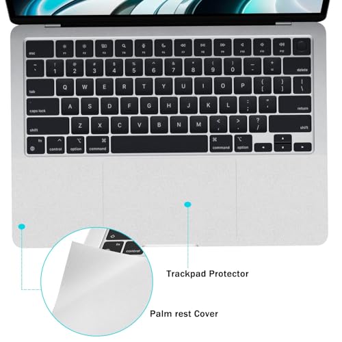 TELTREK 3 Pc's TrackPad (TouchPad) & PalmRest Clear TPU Skin Protector Compatible With MacBook Air 15 inch (MacBook Air 15.3 Inch M2/ M3/M4 (2023-2025) Models : A2941, A3114, A3241 - Image 4