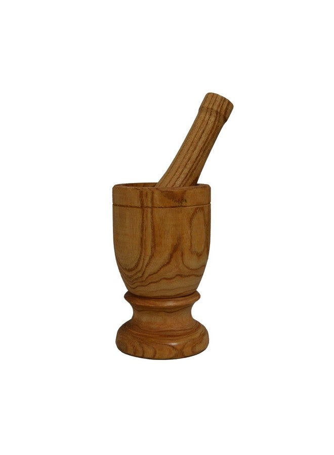 Imusa IMUSA USA Small Wood Mortar & Pestle  - Image 1
